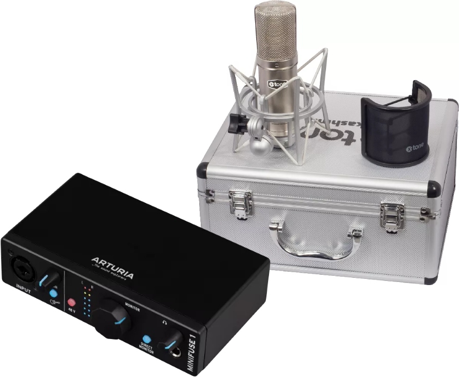 Arturia Minifuse 1 Bk  + Micro Studio Kashmir - Home studio set - Main picture