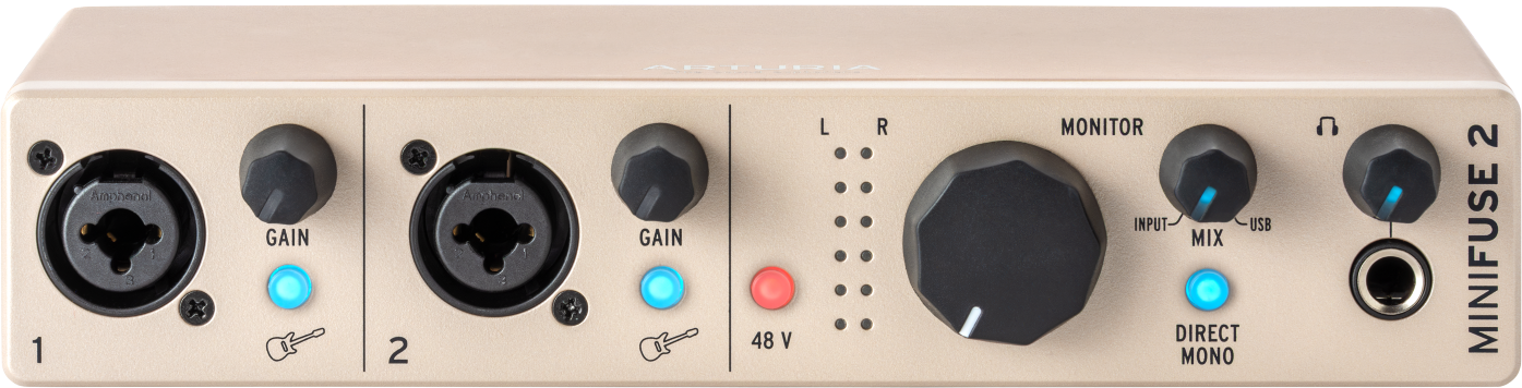 Arturia Minifuse 2 Champagne - USB audio-interface - Main picture
