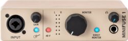 Usb audio-interface Arturia MiniFuse 1 Champagne