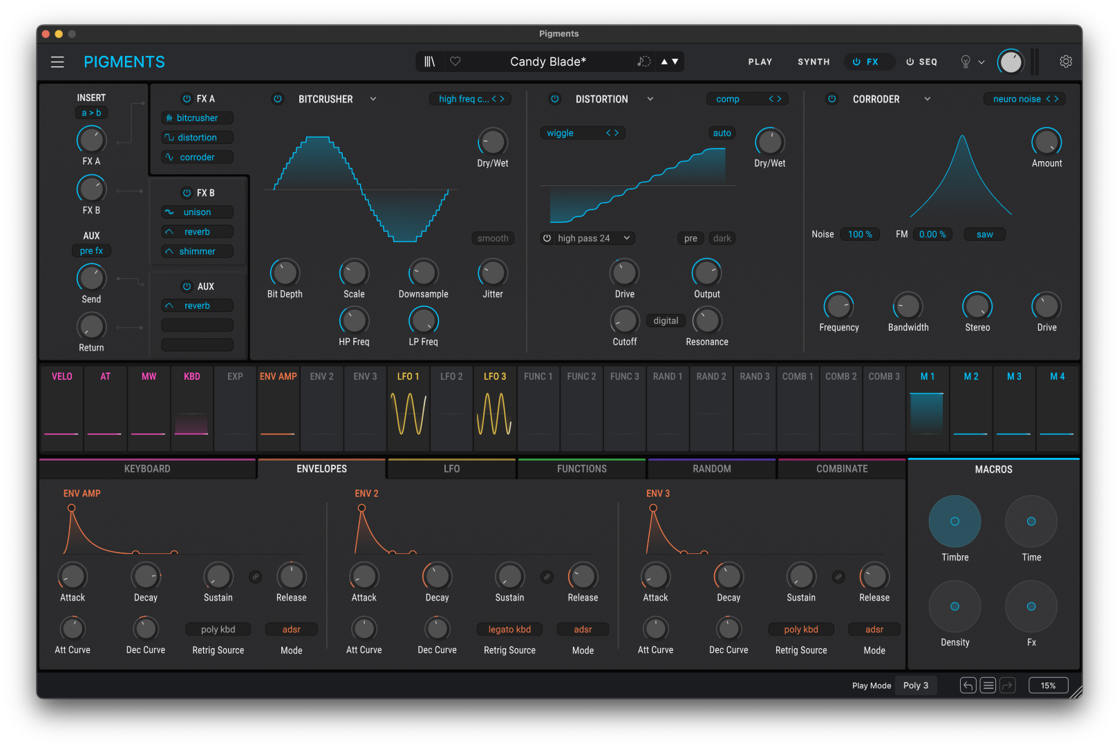 Arturia Pigments 7 - Virtuele instrumenten soundbank - Variation 1