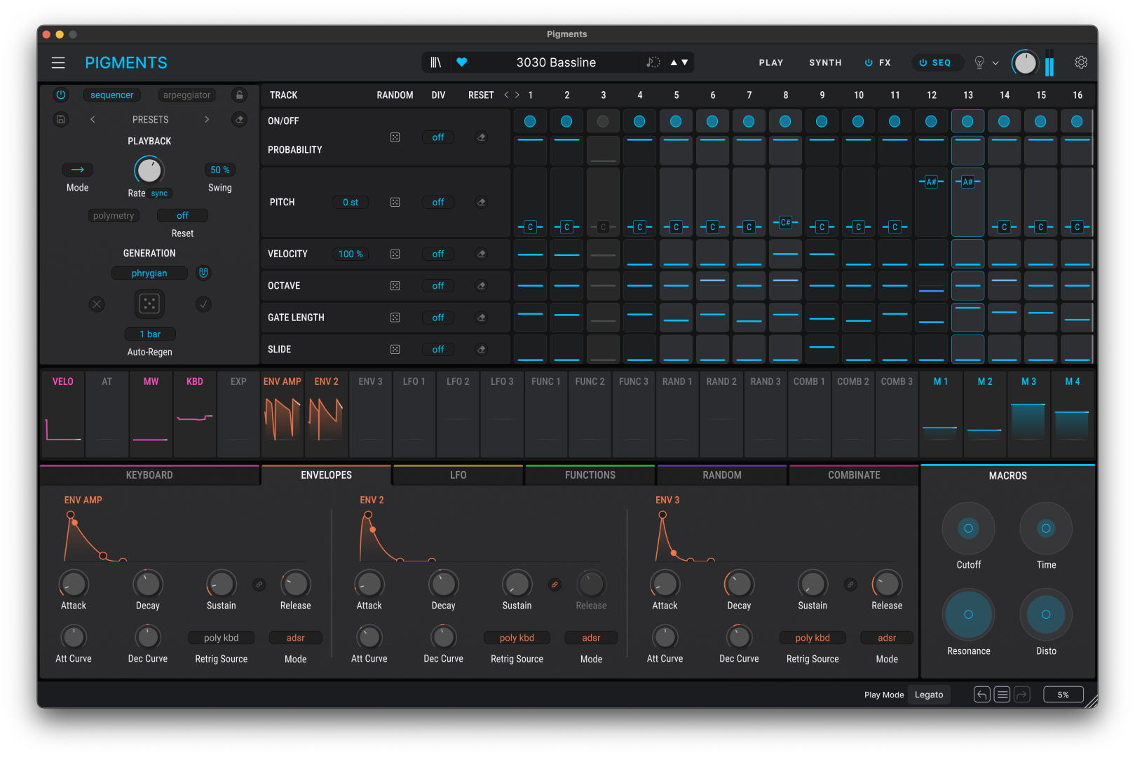 Arturia Pigments 7 - Virtuele instrumenten soundbank - Variation 6
