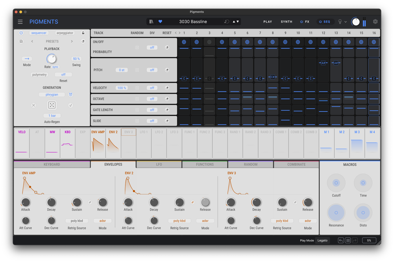 Arturia Pigments 7 - Virtuele instrumenten soundbank - Variation 7