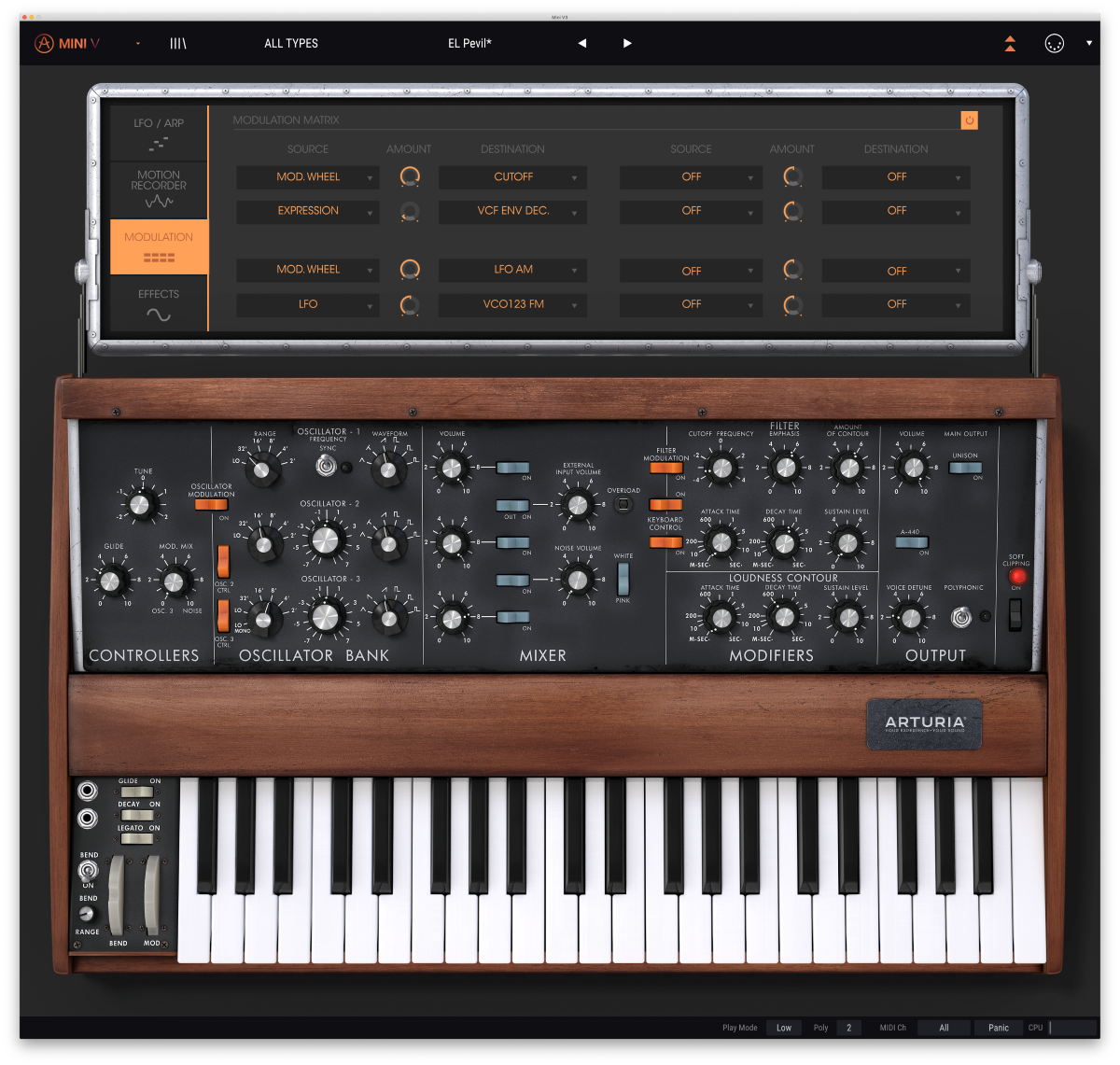 Arturia Suite Instruments V Collection 11 Intro - Plug-in effect - Variation 9