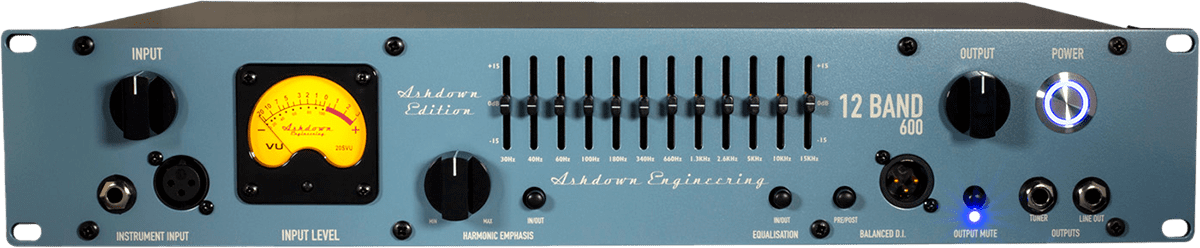 Ashdown Abm 12-band 600-uk Head 600w - Versterker top voor bas - Main picture