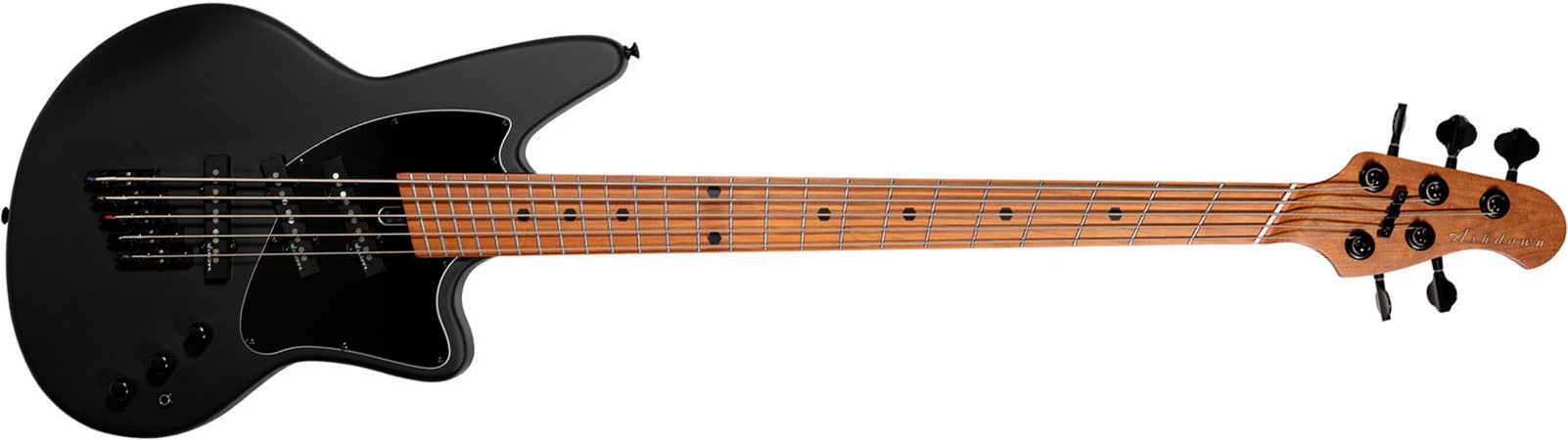 Ashdown The Saint Avant 5c Multiscale Mn - Matte Black - Solid body elektrische bas - Main picture