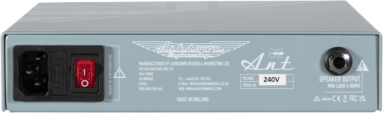 Ashdown Tête D'ampli Basse Pbm 200w Ant - Versterker top voor bas - Variation 3