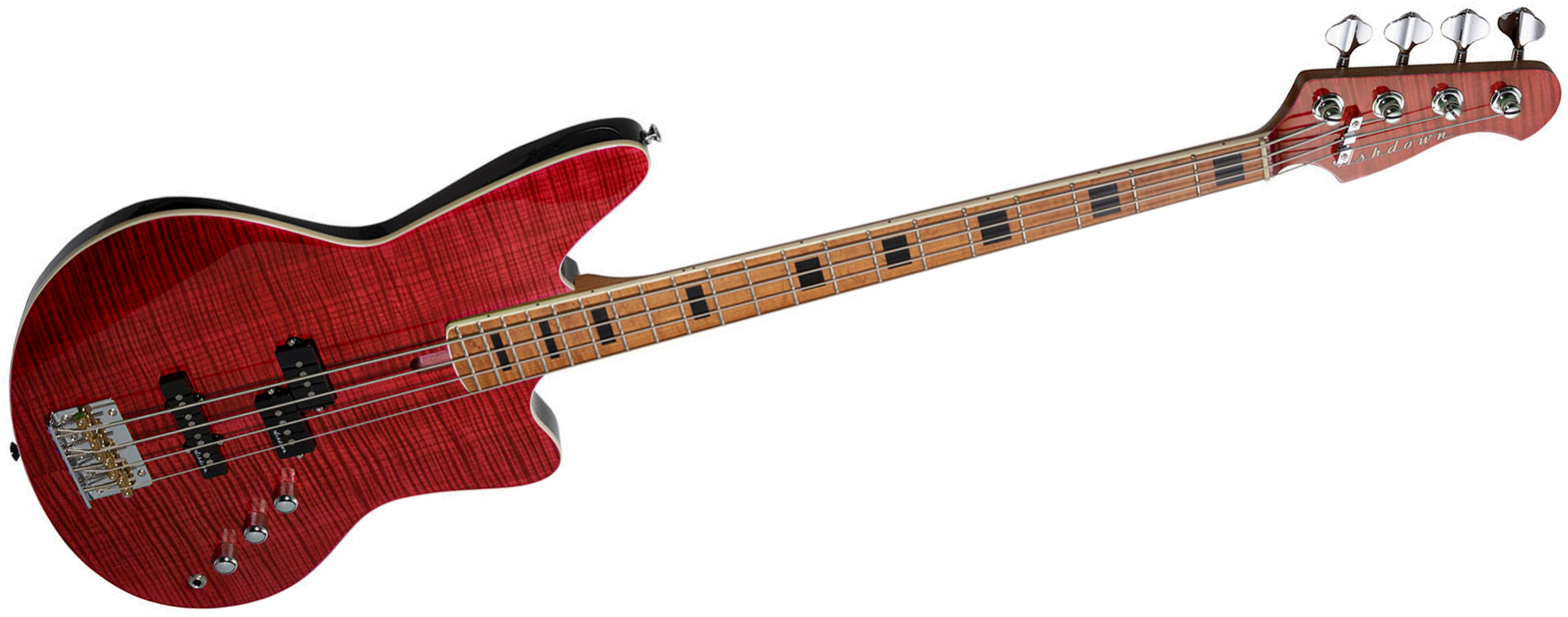 Ashdown The Saint Artisan Mn - Cardinal Flame - Solid body elektrische bas - Variation 2