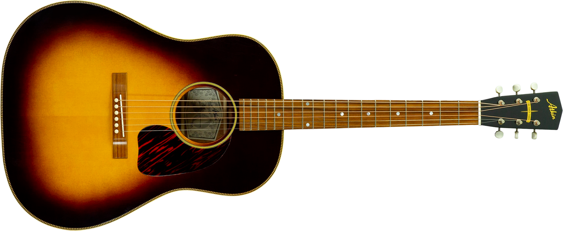 Atkin Custom Shop J43 Dreadnought Shsc Epicea Acajou Rw #4411 - Aged Sunburst - Folk gitaar - Main picture