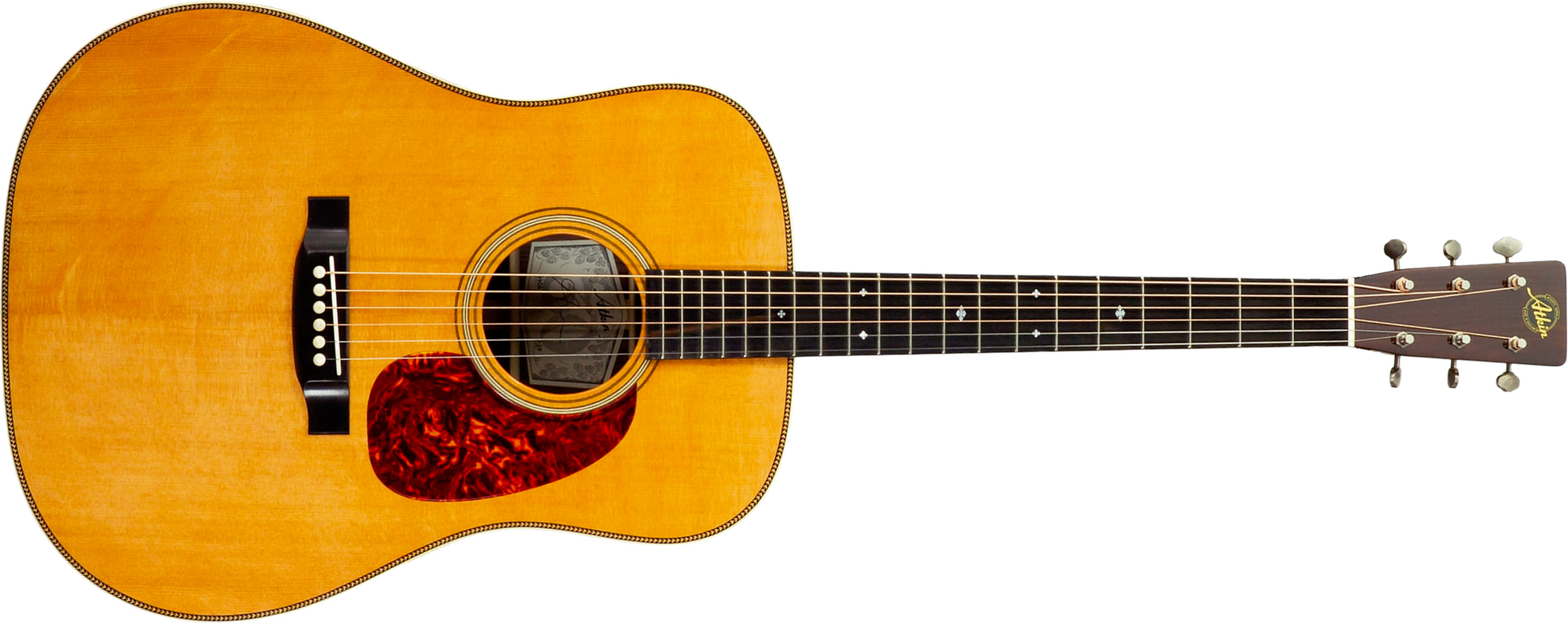 Atkin D37 Dreadnought Epicea Palissandre Eb - Aged Toned Relic Gloss Natural - Folk gitaar - Main picture