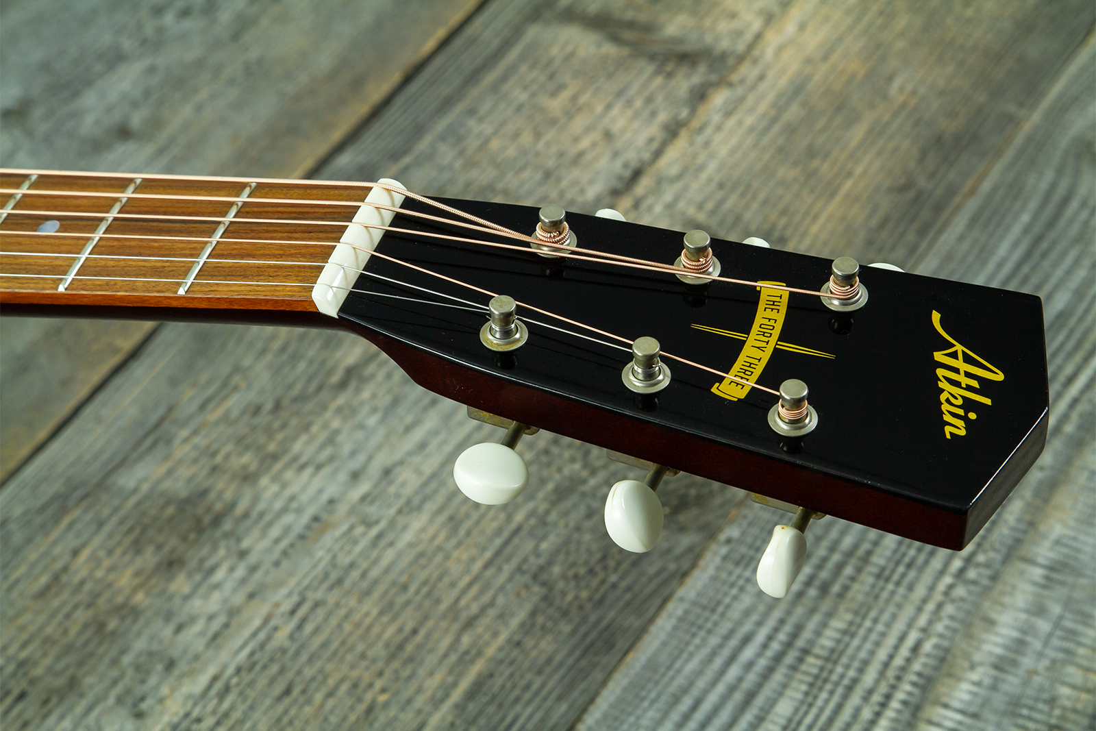 Atkin Custom Shop J43 Dreadnought Shsc Epicea Acajou Rw #4411 - Aged Sunburst - Folk gitaar - Variation 6