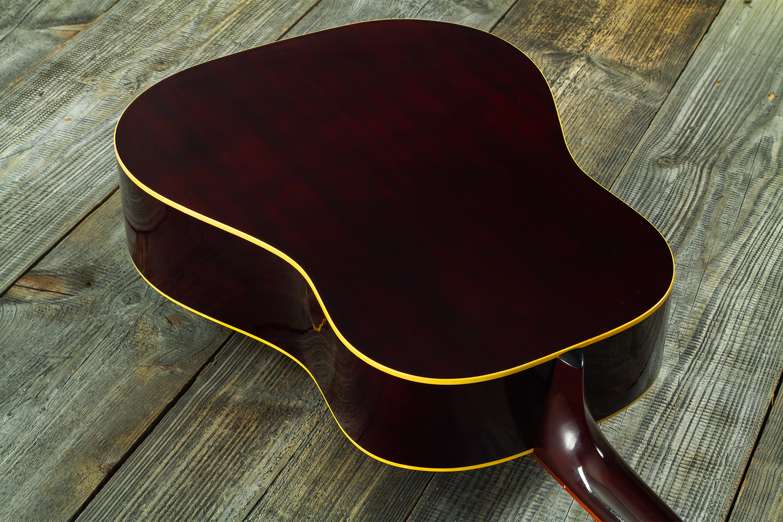 Atkin Custom Shop J43 Dreadnought Shsc Epicea Acajou Rw #4411 - Aged Sunburst - Folk gitaar - Variation 7