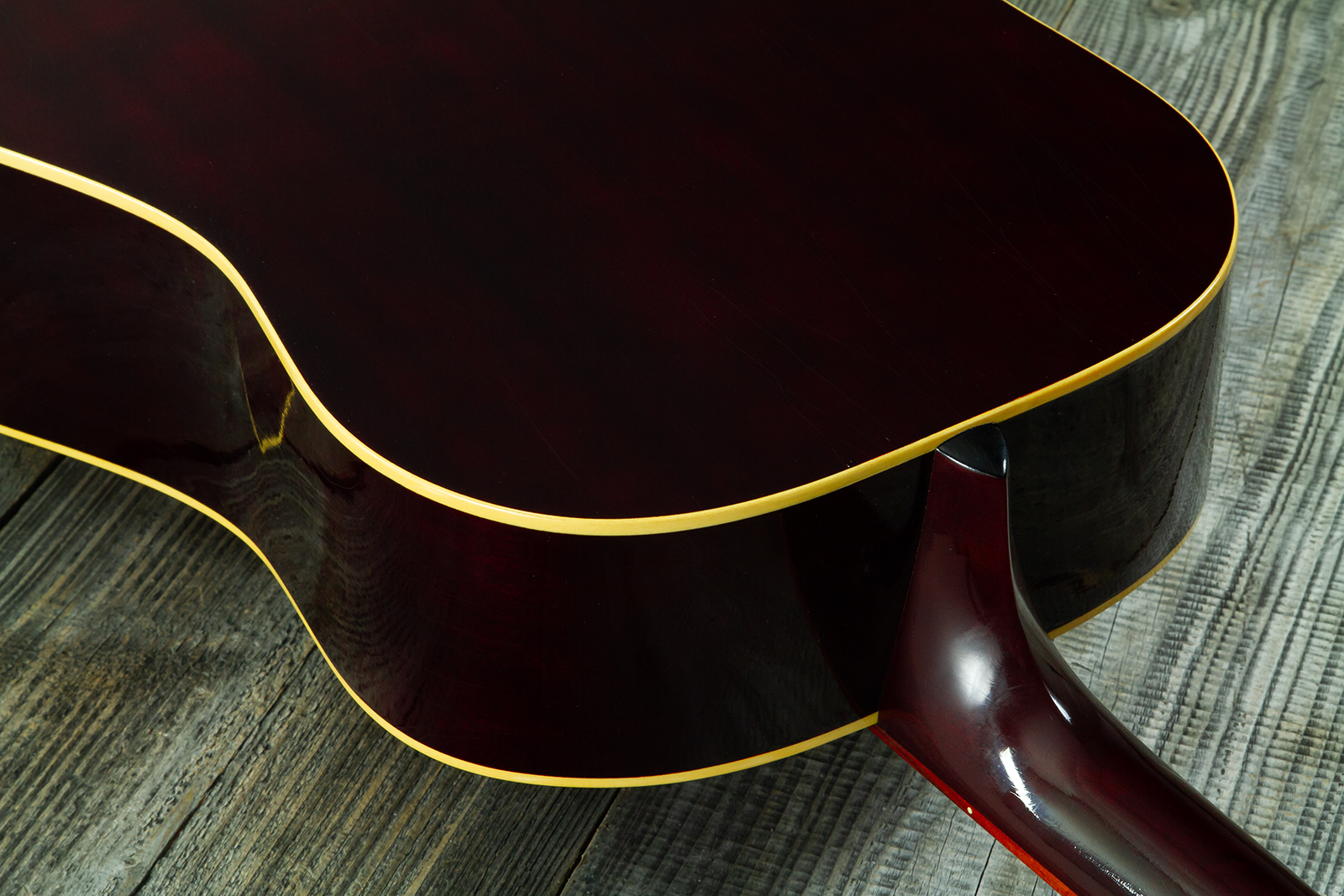 Atkin Custom Shop J43 Dreadnought Shsc Epicea Acajou Rw #4411 - Aged Sunburst - Folk gitaar - Variation 8