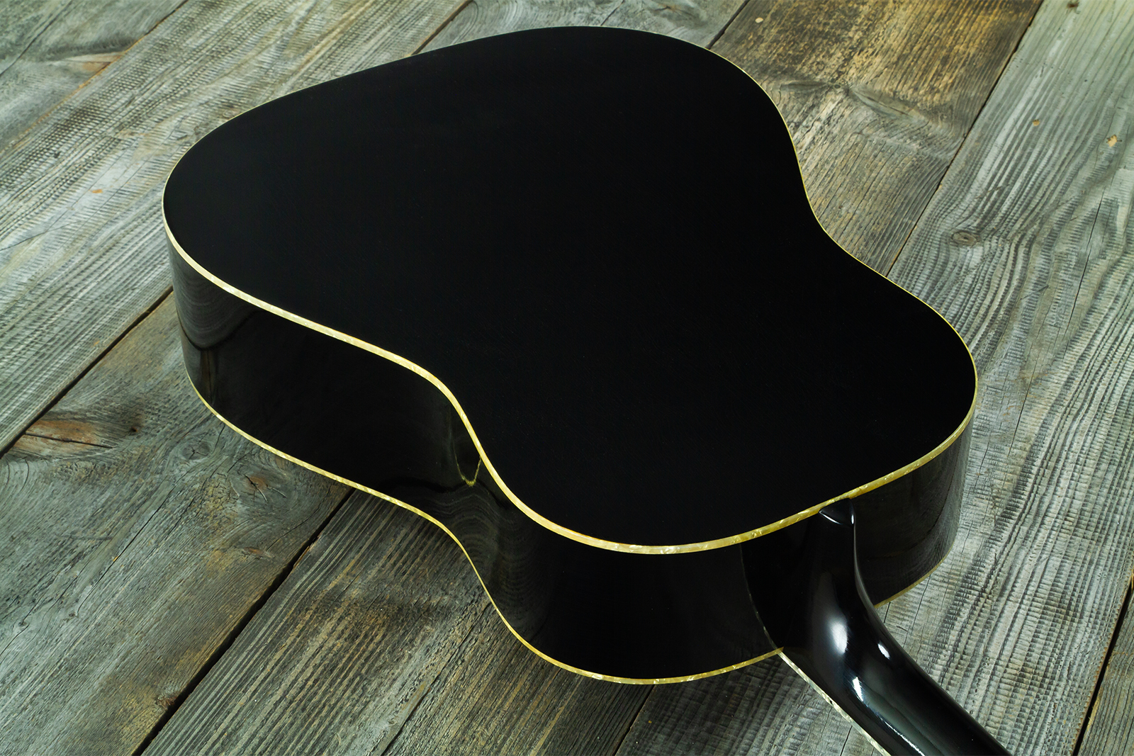 Atkin The Forty Three Dreadnought Shsc Epicea Erable Eb - Aged Black Pearl - Folk gitaar - Variation 9