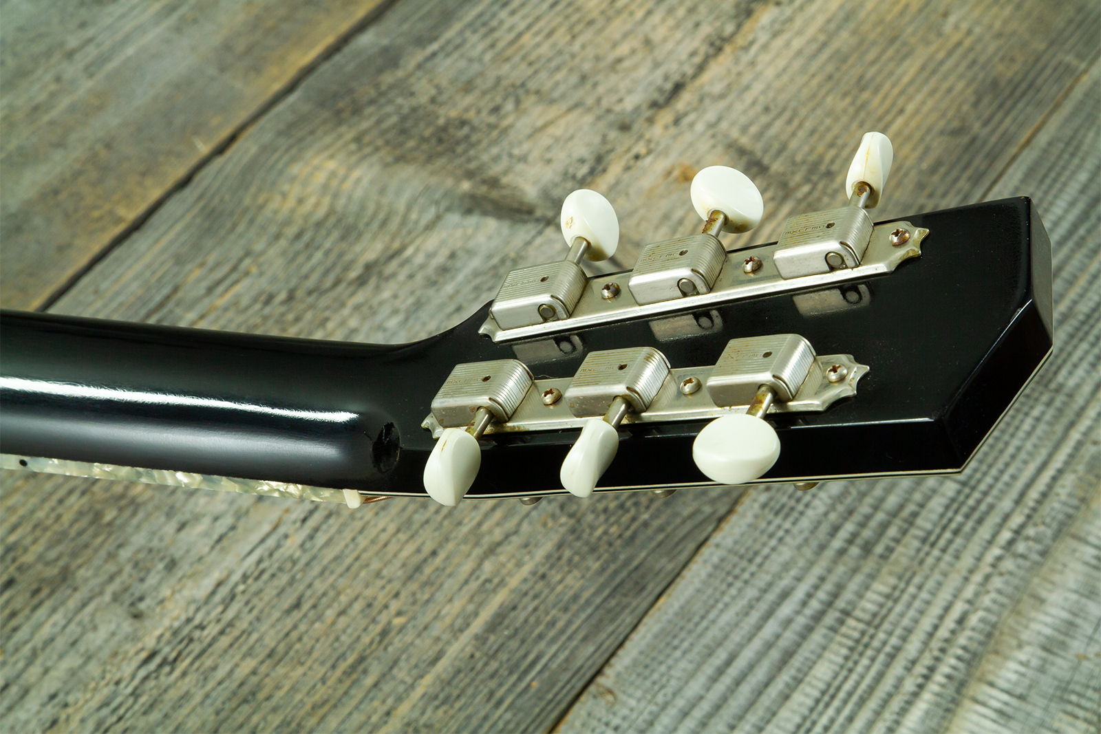 Atkin The Forty Three Dreadnought Shsc Epicea Erable Eb - Aged Black Pearl - Folk gitaar - Variation 12