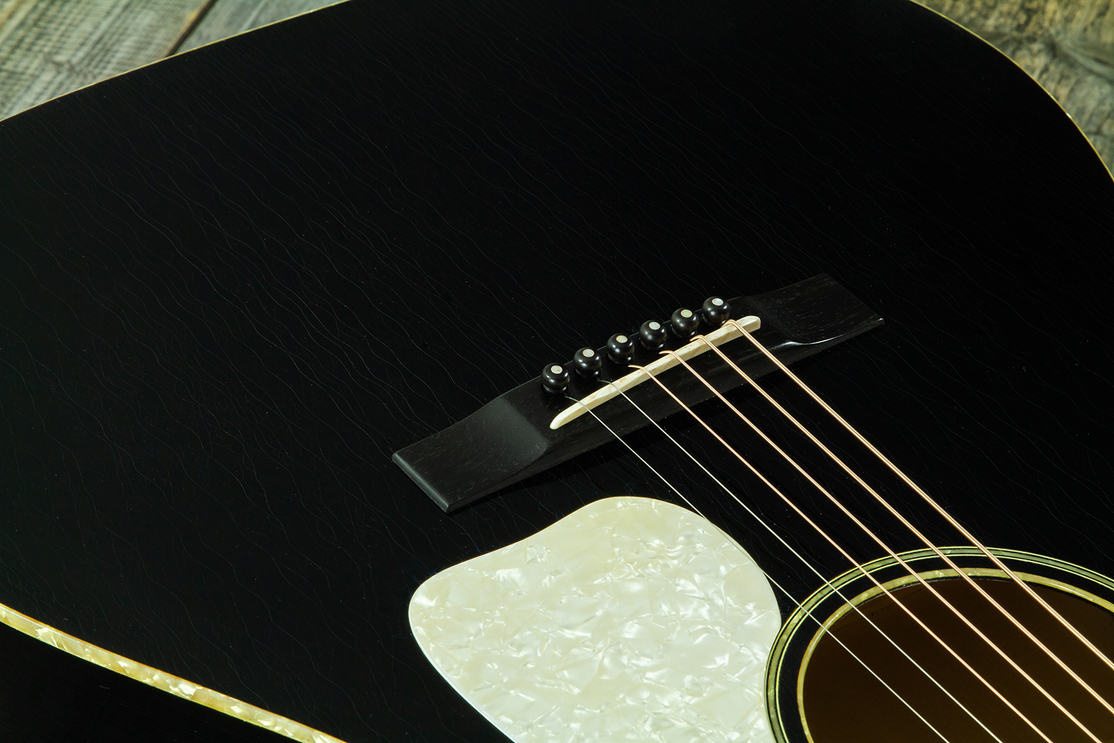 Atkin The Forty Three Dreadnought Shsc Epicea Erable Eb - Aged Black Pearl - Folk gitaar - Variation 5