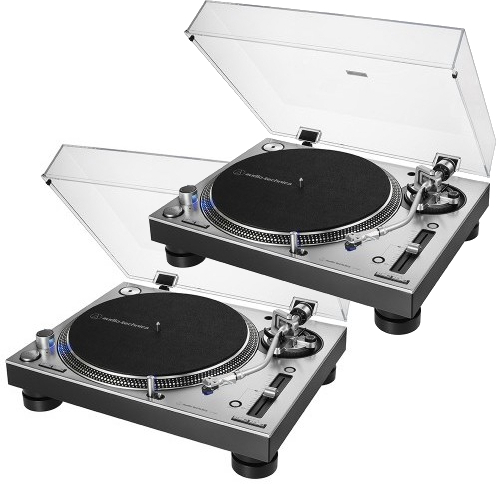 Audio Technica At-lp140xp - Silver X 2 - Full DJ set - Main picture