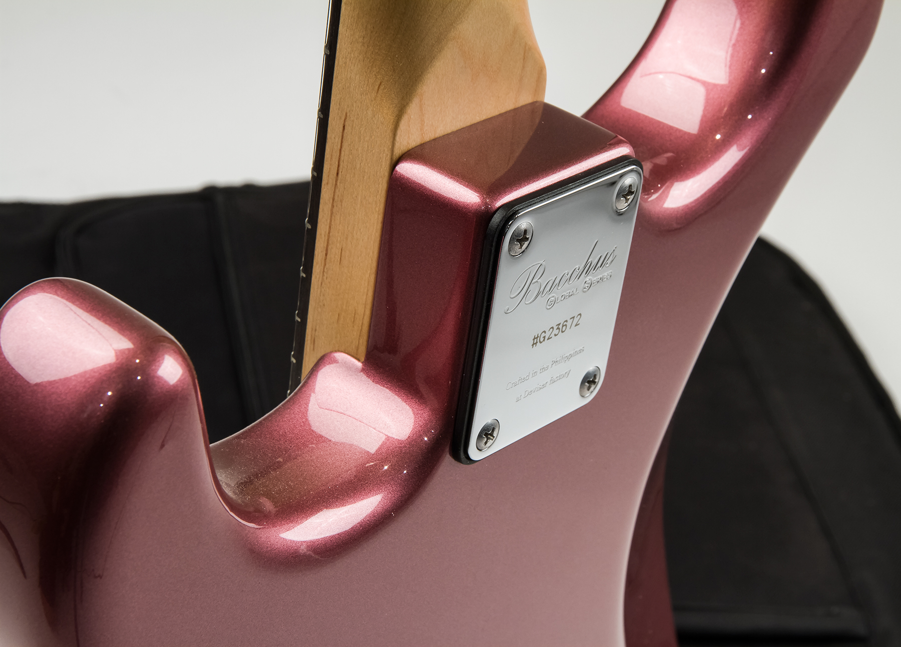 Bacchus Global Bst 650b - Burgundy Mist - Elektrische gitaar in Str-vorm - Variation 3