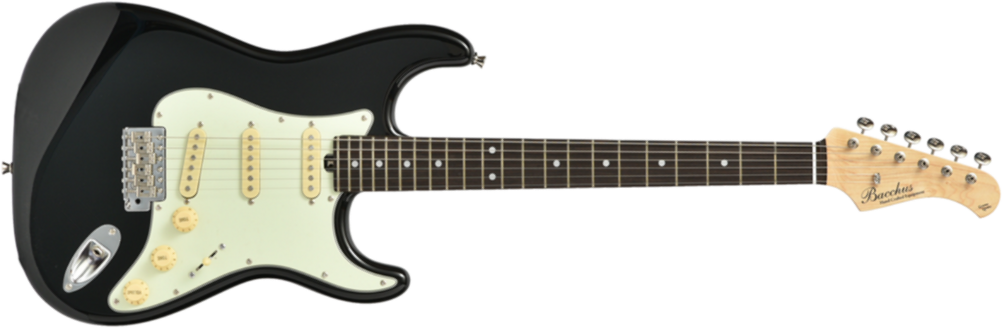 Bacchus Global Bst 650b - Black - Elektrische gitaar in Str-vorm - Main picture