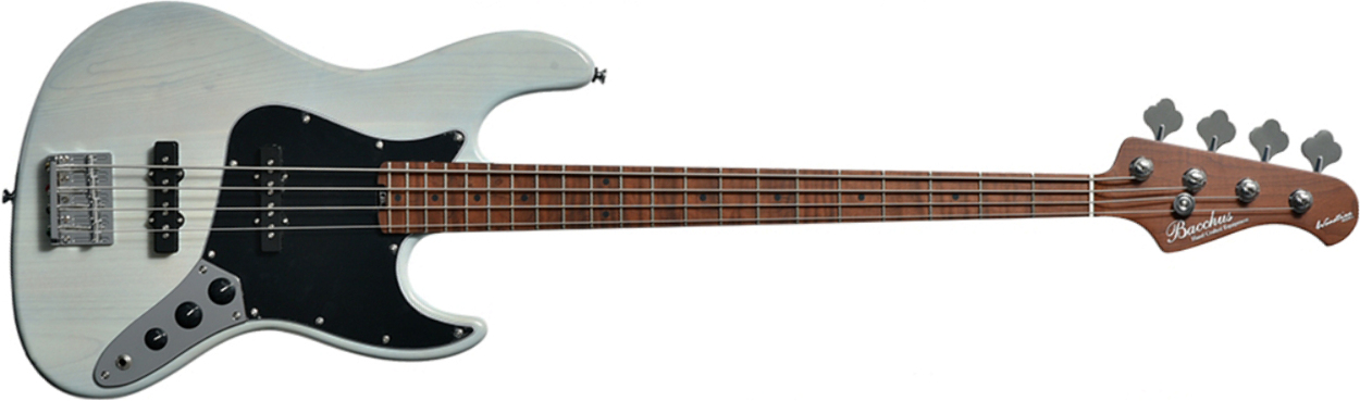 Bacchus Wl4 Ash Rsm Global Mn - Sonic Blue - Solid body elektrische bas - Main picture