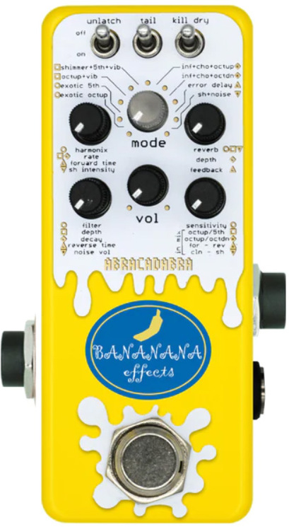 Bananana Effects Abracadabra Shimmer Reverb - Reverb/delay/echo effect pedaal - Main picture