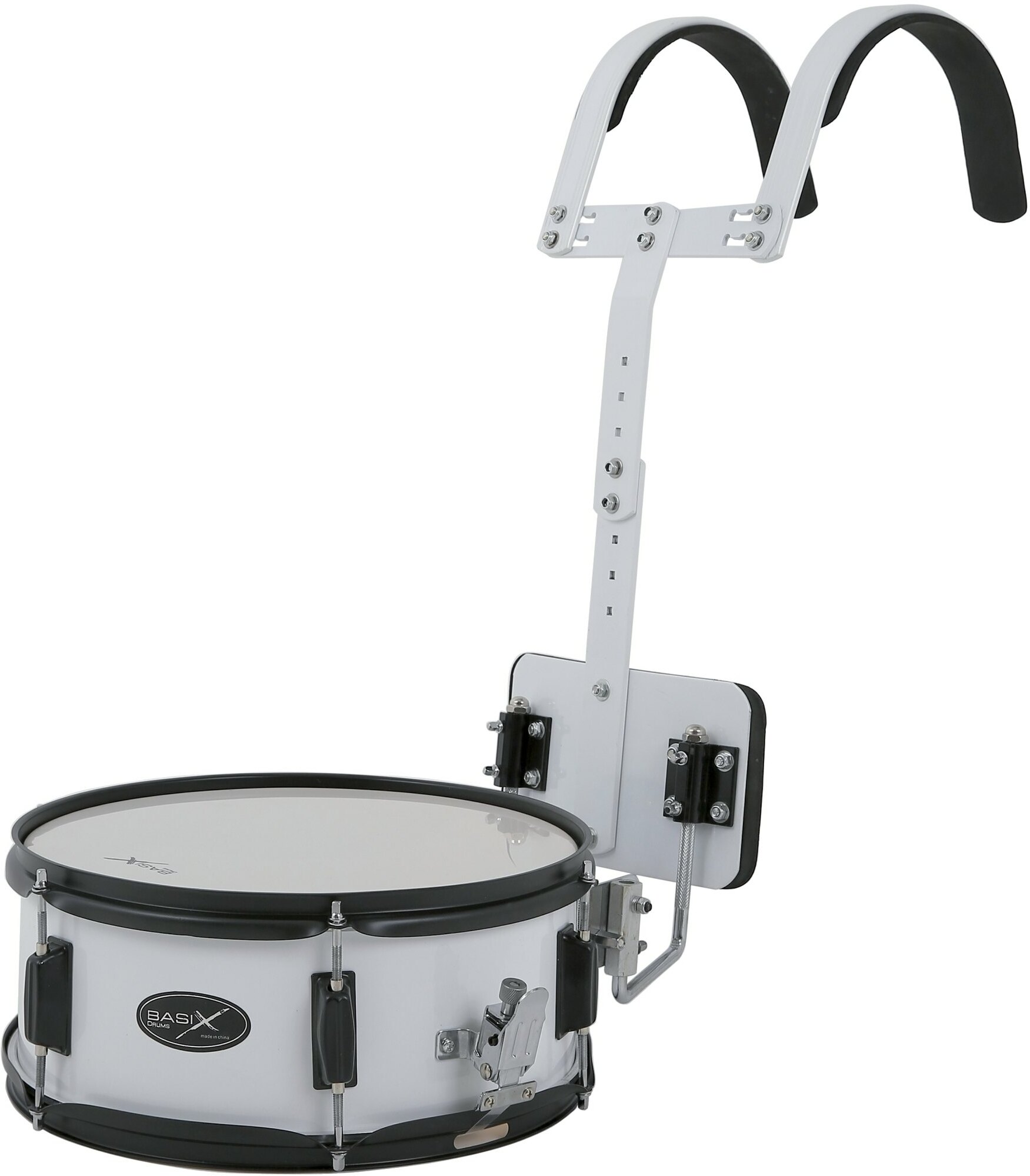 Basix Caisse Claire Marching Band - White - Snaredrums - Main picture