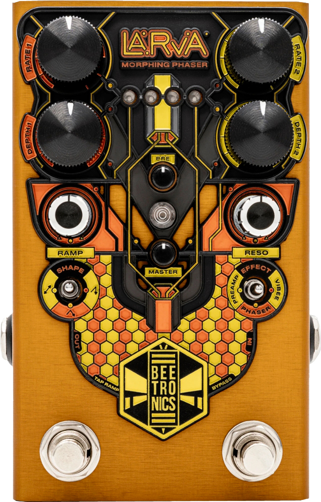 Beetronics Larva Morphing Phaser - Reverb/delay/echo effect pedaal - Main picture