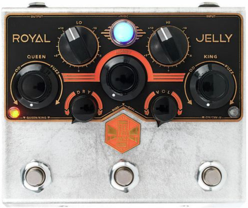Beetronics Royal Jelly Fuzz/od Blender - Overdrive/Distortion/fuzz effectpedaal - Main picture