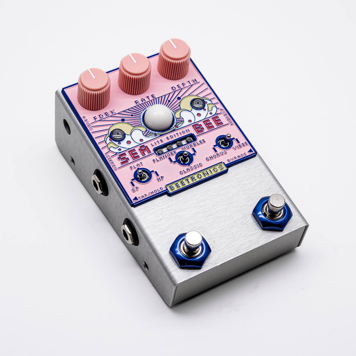 Beetronics Seabee Lite Pink Chorus - Modulation/chorus/flanger/phaser en tremolo effect pedaal - Variation 2