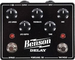 Reverb/delay/echo effect pedaal Benson amps DELAY