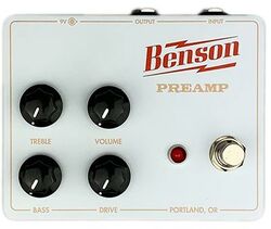 Overdrive/distortion/fuzz effectpedaal Benson amps GERMANIUM PREAMP