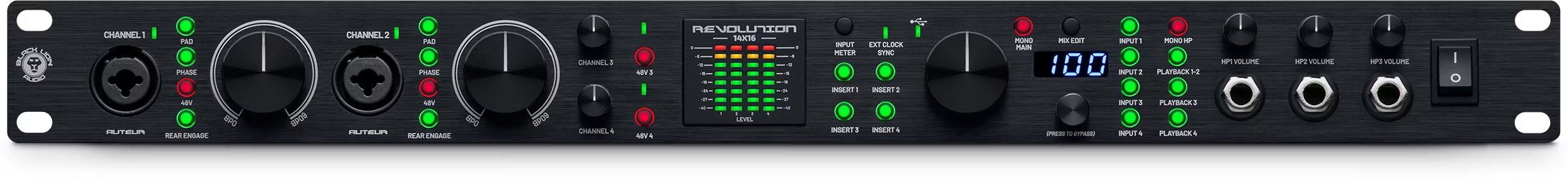 Black Lion Audio Revolution 14x16 - USB audio-interface - Main picture