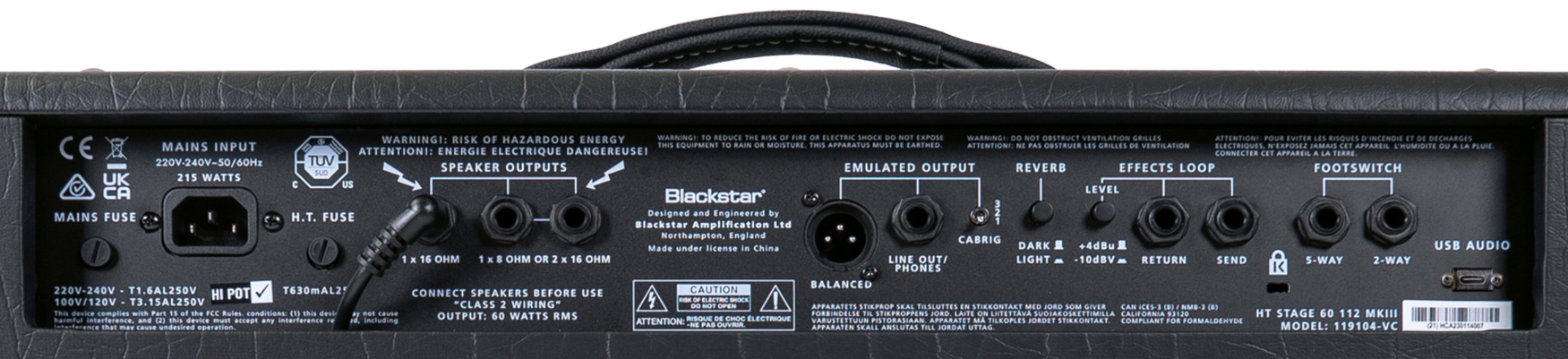 Blackstar Ht Venue Stage 60 112 Mkiii 60w 1x12 El34 - Combo voor elektrische gitaar - Variation 4