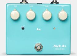 Overdrive/distortion/fuzz effectpedaal Bondi effects SICK AS OVERDRIVE