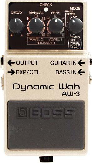 Boss Aw-3 Dynamic Wah - White - Wah/filter effectpedaal - Main picture