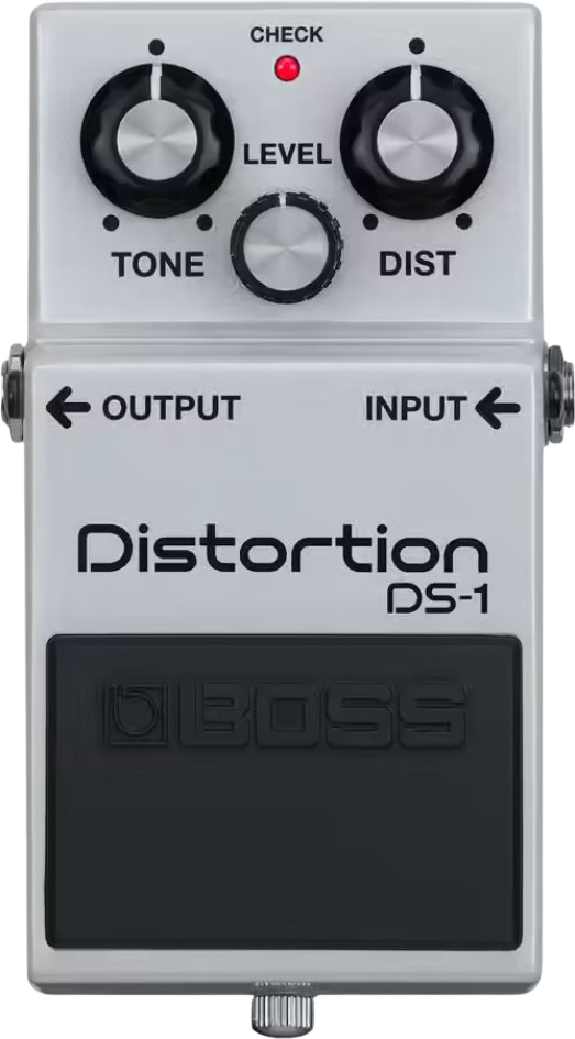 Boss Ds1 Distortion Ltd White - Overdrive/Distortion/fuzz effectpedaal - Main picture