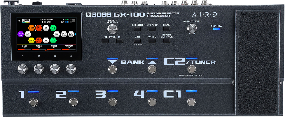 Boss Gx-100 - Simulatie van gitaarversterkermodellering - Main picture