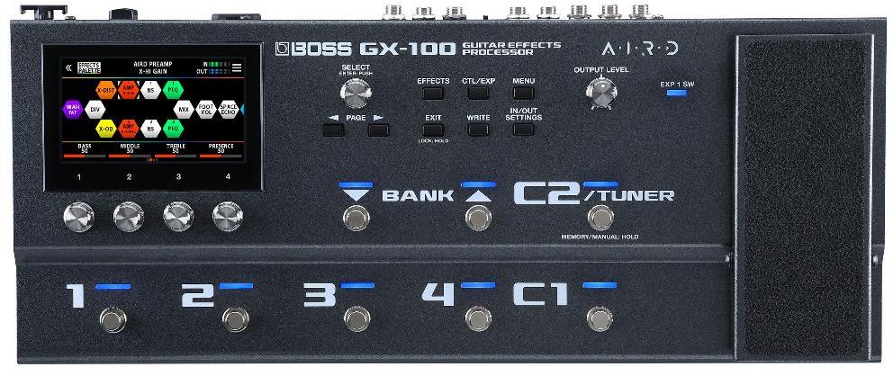 Multieffecten pedaal voor electrische gitaar Boss GX-100