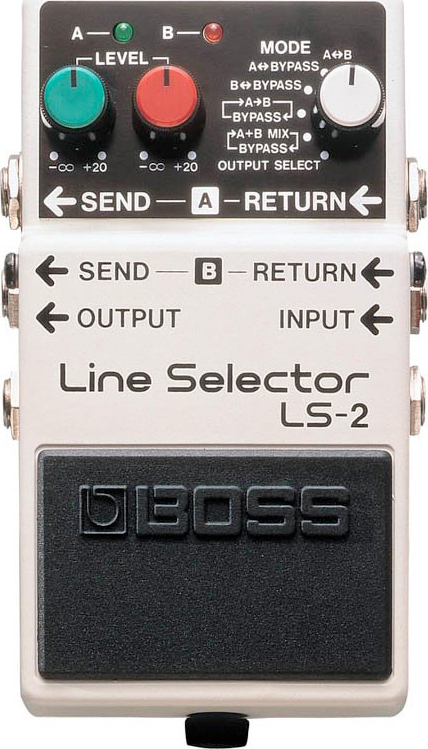Boss Ls2 Line Selector - EQ en enhancer effect pedaal - Main picture