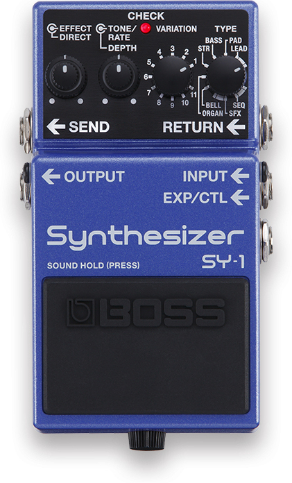 Boss Sy-1 Synthesizer - Modulation/chorus/flanger/phaser en tremolo effect pedaal - Main picture
