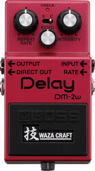 Reverb/delay/echo effect pedaal Boss DM-2W Delay Waza Craft