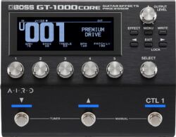 Simulatie van gitaarversterkermodellering Boss GT-1000CORE Guitar Effects Processor