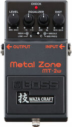 Overdrive/distortion/fuzz effectpedaal Boss MT-2W Metal Zone Waza Craft