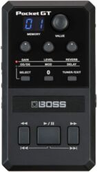 Simulatie van gitaarversterkermodellering Boss Pocket GT