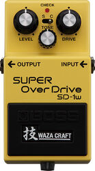 Overdrive/distortion/fuzz effectpedaal Boss Waza Craft SD-1W Super Overdrive