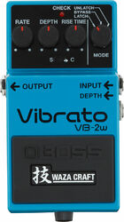 Modulation/chorus/flanger/phaser en tremolo effect pedaal Boss Waza Craft VB-2W Vibrato