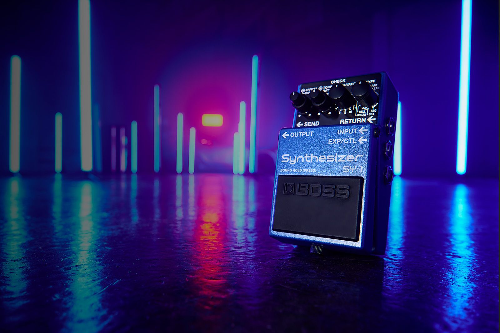 Boss Sy-1 Synthesizer - Modulation/chorus/flanger/phaser en tremolo effect pedaal - Variation 1
