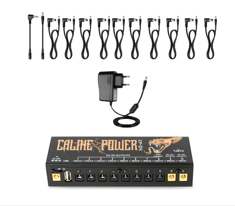 Caline Cp-04 Power Isolated 10 + Usb - Pedalenvoeding - Variation 2