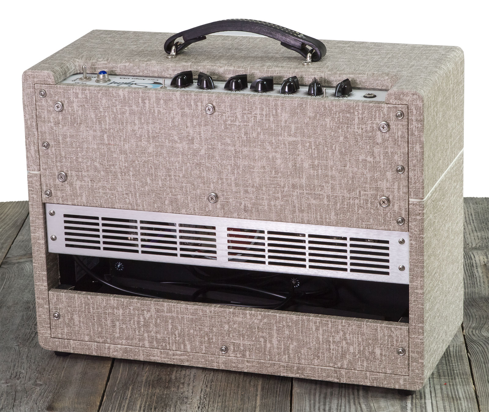 Carr Amplifiers Skylark 1-12 Combo 12w 1x12 6v6 Brown Gator/slub - Combo voor elektrische gitaar - Variation 1