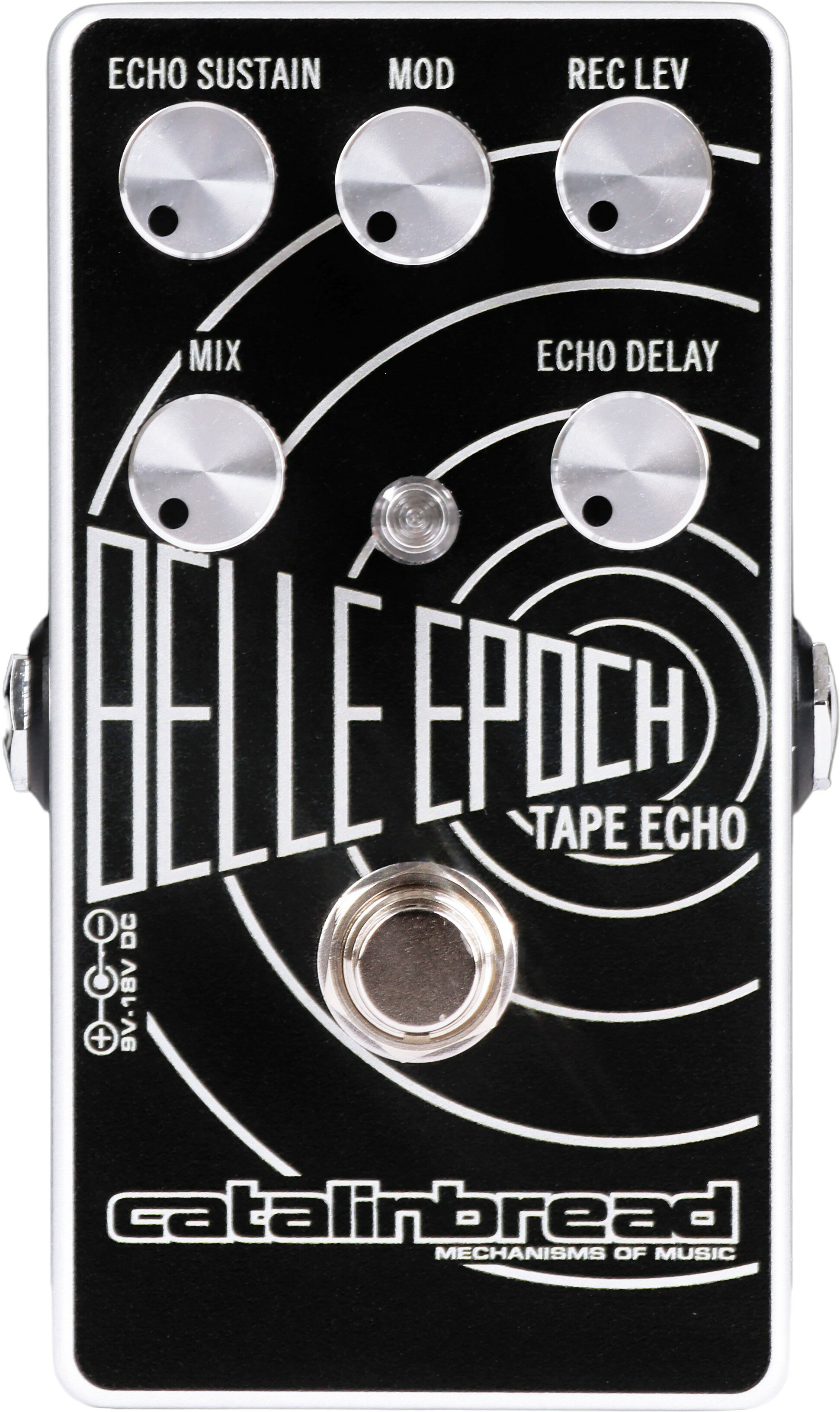 Catalinbread Belle Epoch Black And Silver - Reverb/delay/echo effect pedaal - Main picture