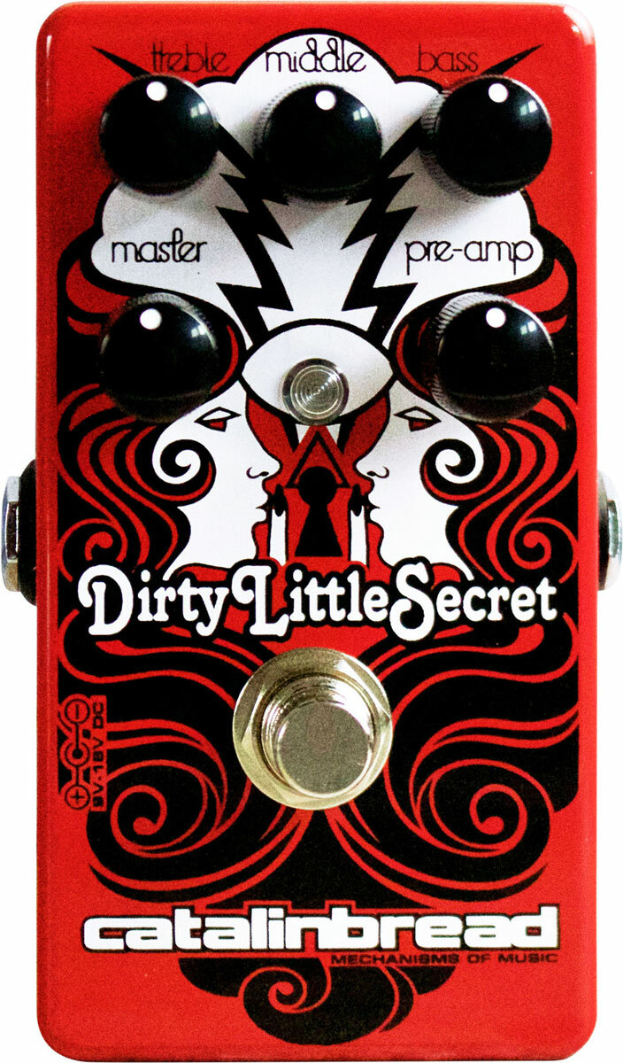 Catalinbread Dirty Little Secret Red Overdrive - Overdrive/Distortion/fuzz effectpedaal - Main picture